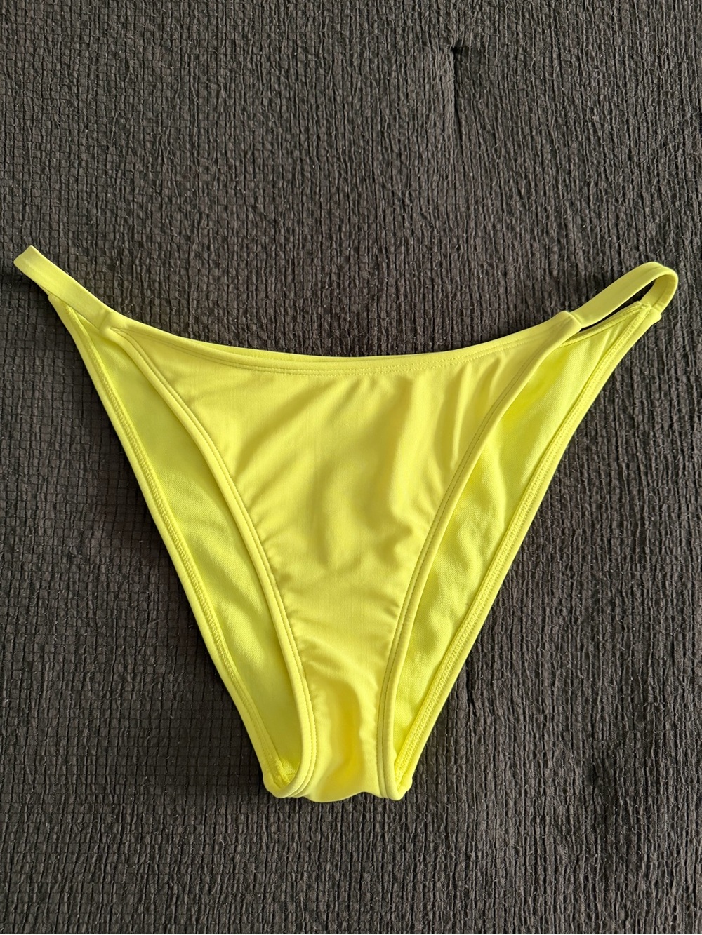 Wild Fable Neon Yellow High-Cut Bikini Bottom